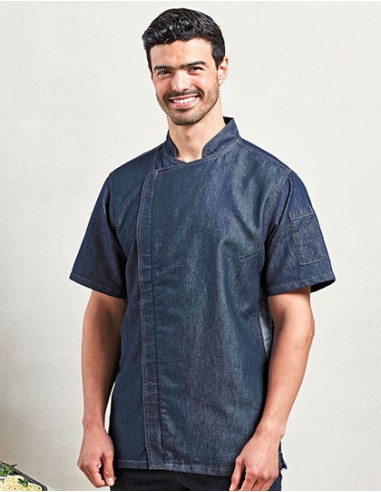 P-PR906-Chefs Zip-Close Short Sleeve Jacket